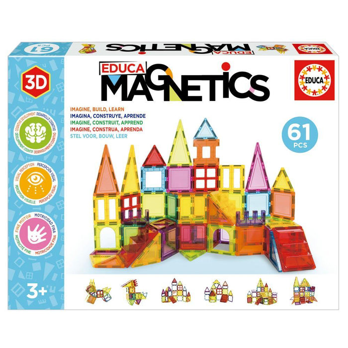Magnetic Building Game 61 Pieces
