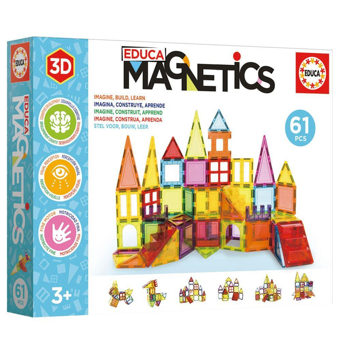 Magnetic Building Game 61 Pieces