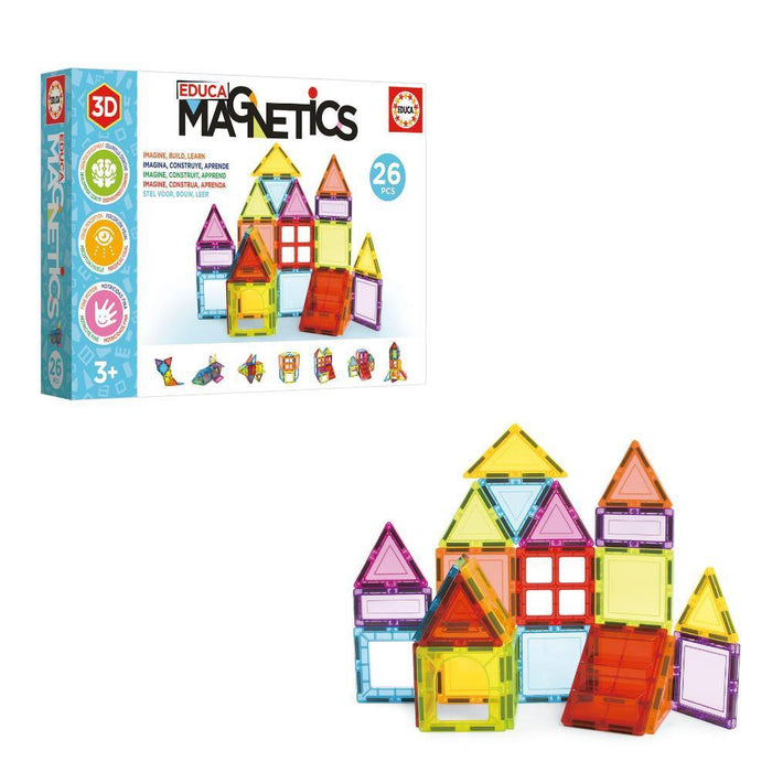 Construções Magnéticas Educa 26 Peças