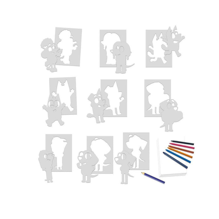 Conjunto de Atividades Criativas Educa Templates Bluey