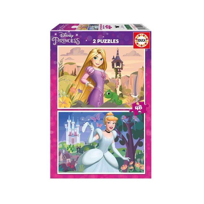2 Puzzles Educa Disney Princess 48 Peças