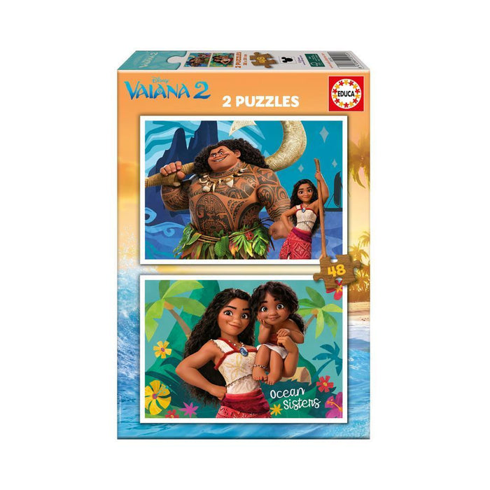 2 Puzzles Educa Vaiana 2 48 Peças