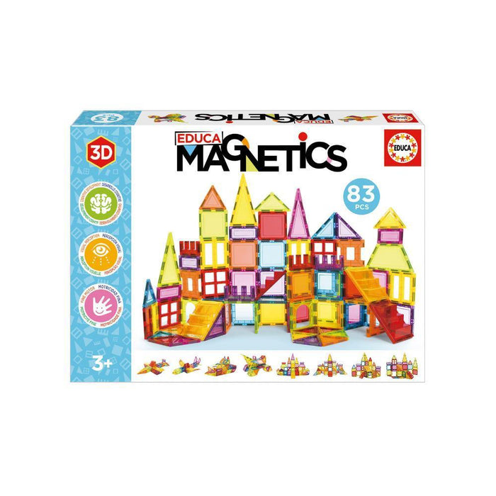 Construções Magnéticas Educa 83 Peças