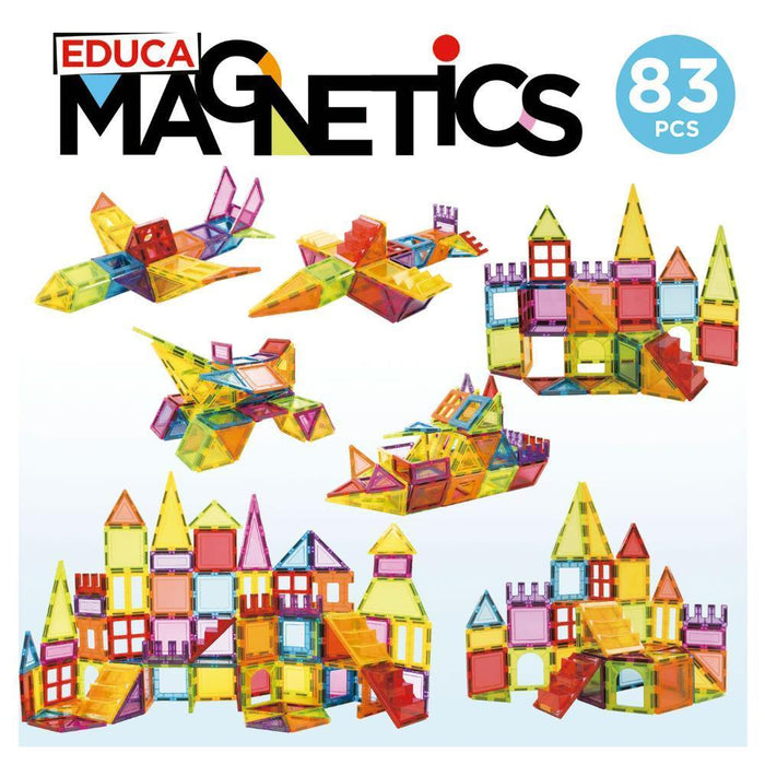 Construções Magnéticas Educa 83 Peças