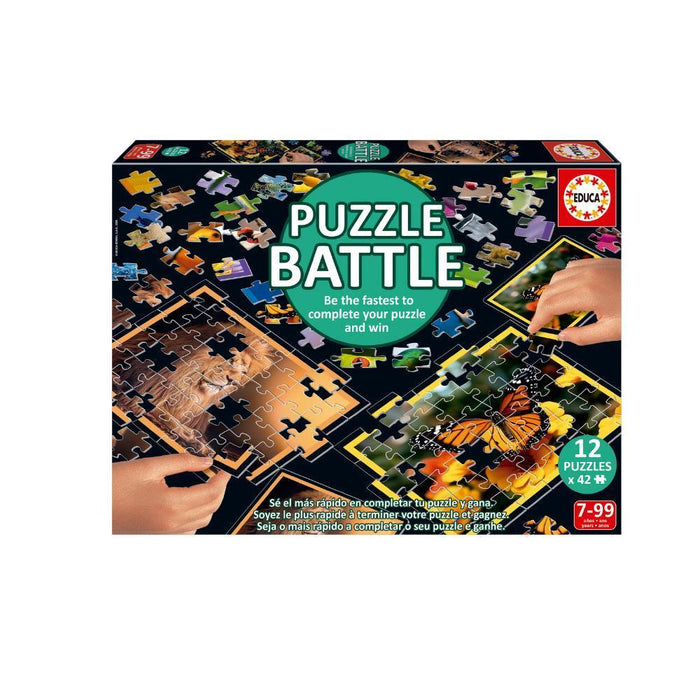 Puzzle Battle Natura Animais 12x42 Peças