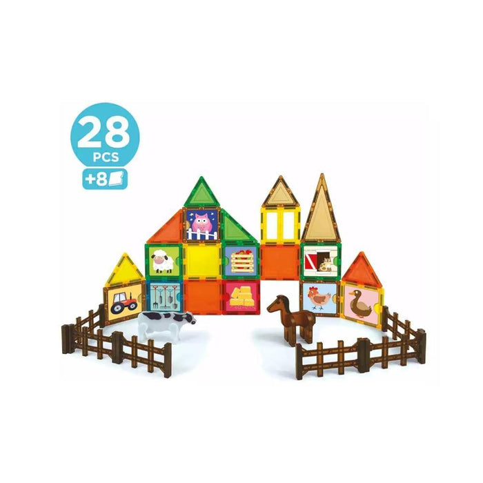 Construções Magnéticas Educa Eco Farm 28 Peças