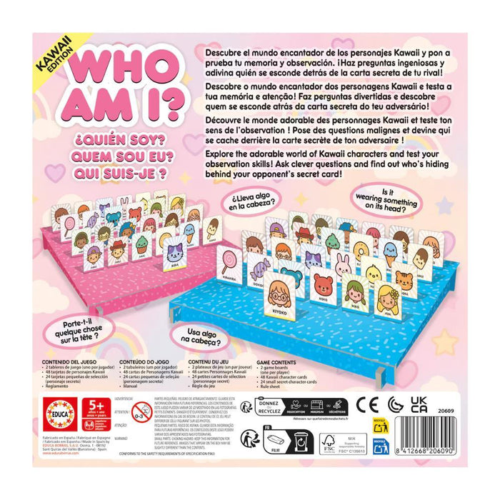Jogo Educa Quem Sou Eu? Edição Kawaii