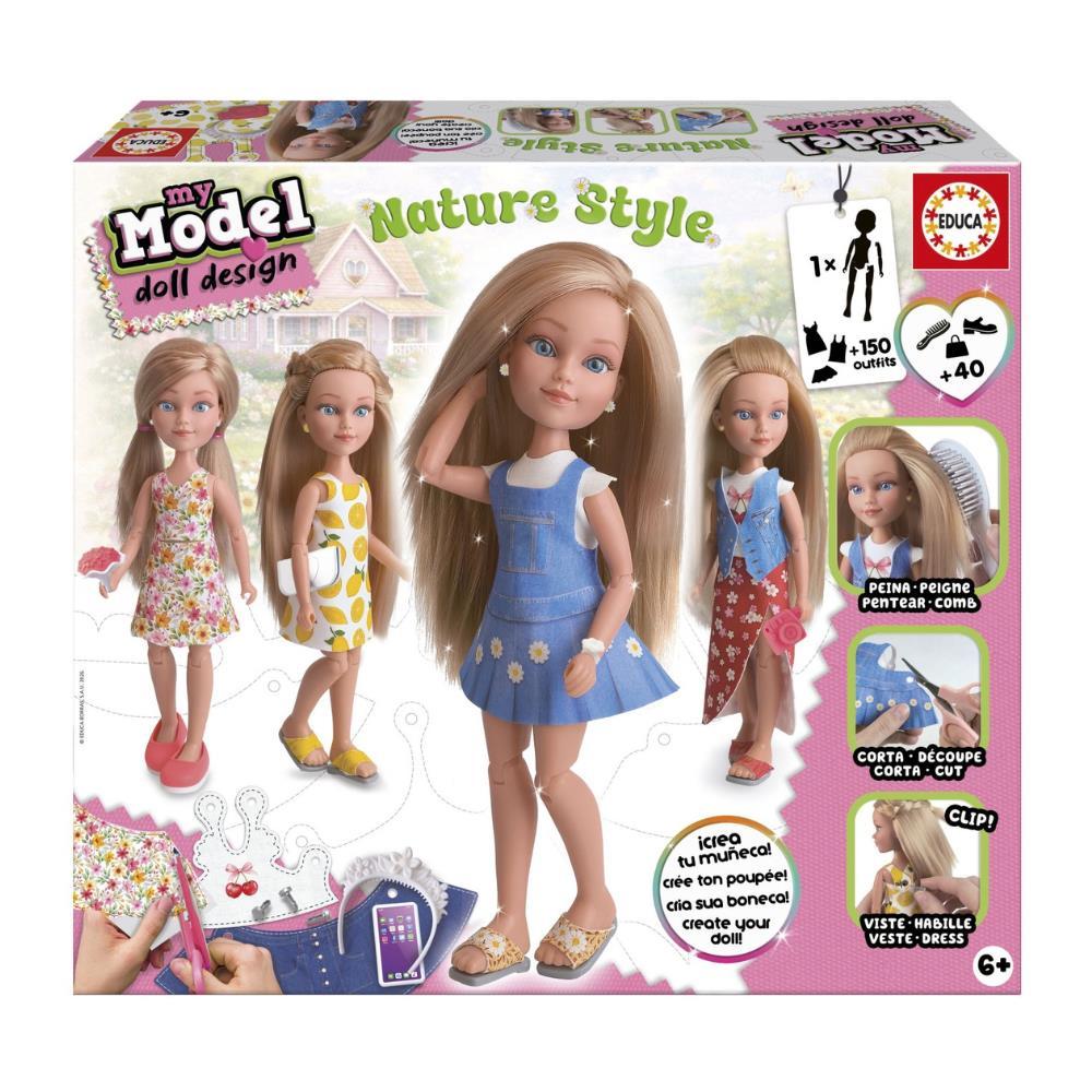 Conjunto Educa My Model Doll Design Nature Style