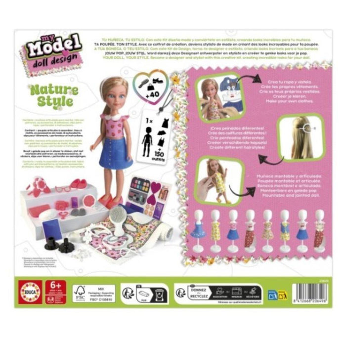 Conjunto Educa My Model Doll Design Nature Style
