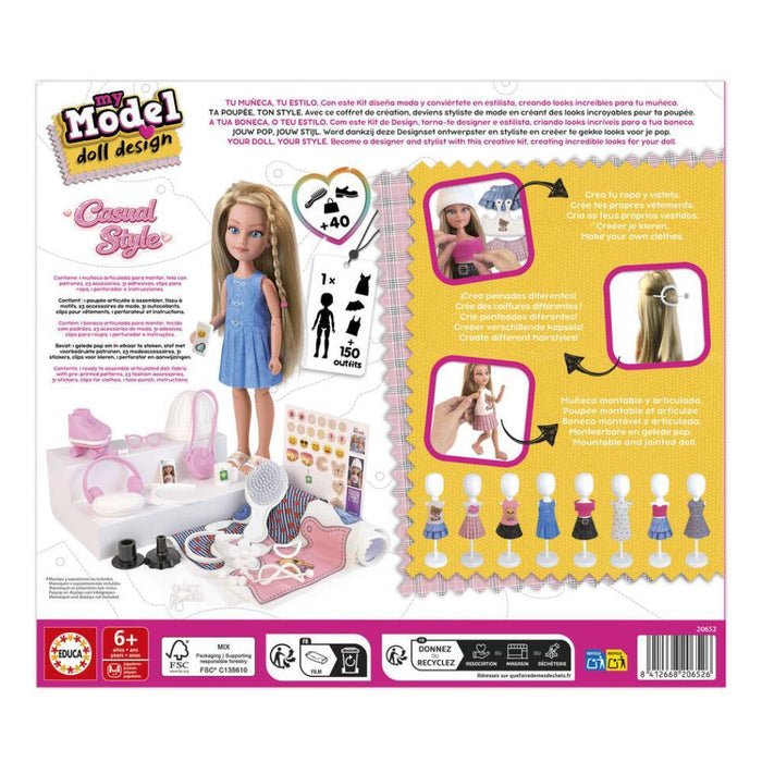 Conjunto Educa My Model Doll Casual Style 150 Looks