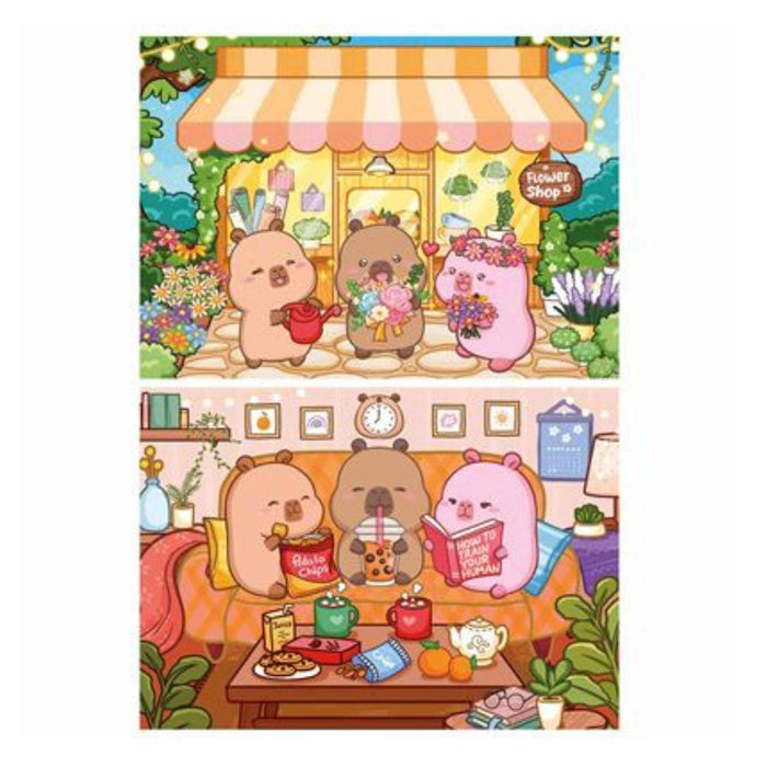 2 Puzzles Educa Capivaras 48 peças