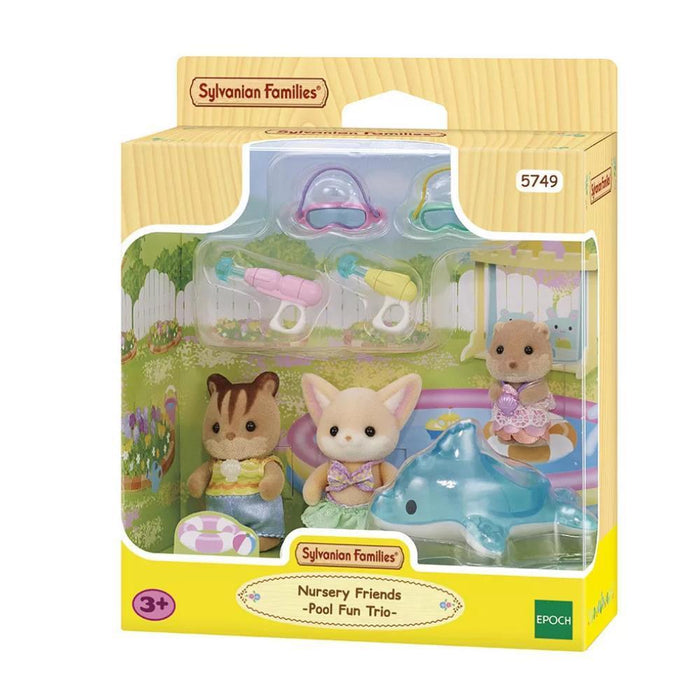 Festa na Piscina dos Amigos do Jardim de Infância Sylvanian Families