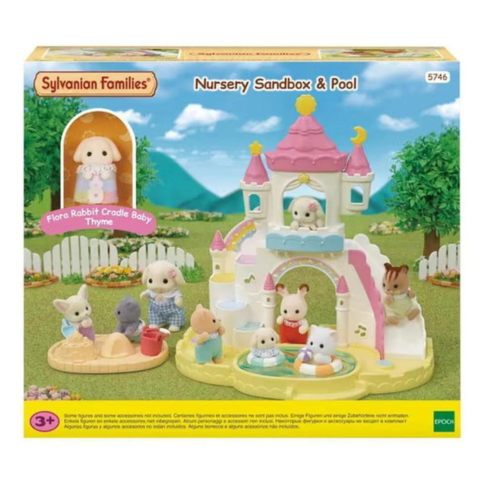 Piscina e Caixa de Areia Jardim de Infância Sylvanian Families