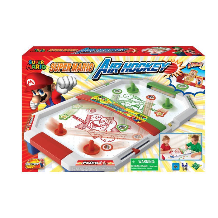 Jogo de Mesa Super Mario Air Hockey Attack