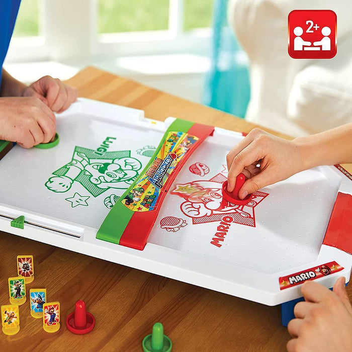 Jogo de Mesa Super Mario Air Hockey Attack