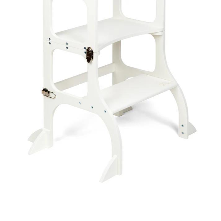 Soporte adicional para la torre de aprendizaje Ette Tete en color blanco.