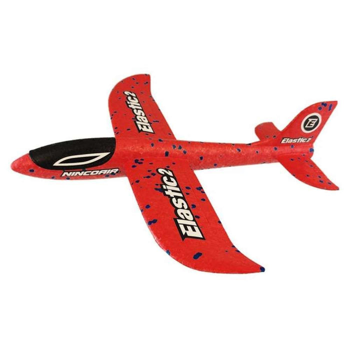 Avión planeador con lanzador elástico 2 en 1