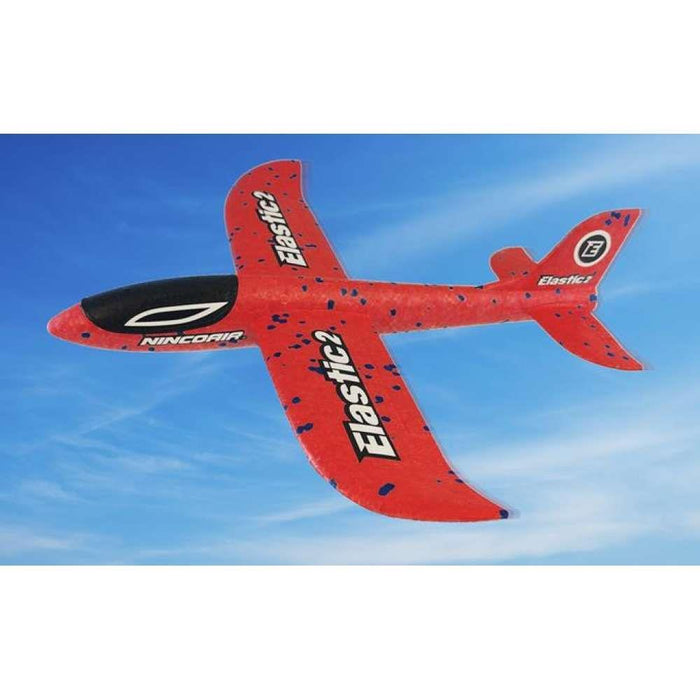 Avión planeador con lanzador elástico 2 en 1