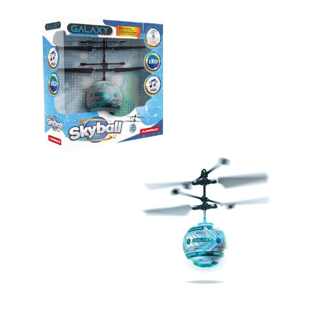 Bola voladora Ninco Skyball Galaxy con luz LED y sonido.