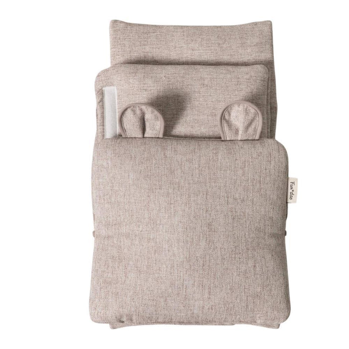 Almofada e Redutor Fundas Light Sand para Cadeira da Papa Stokke Tripp Trapp