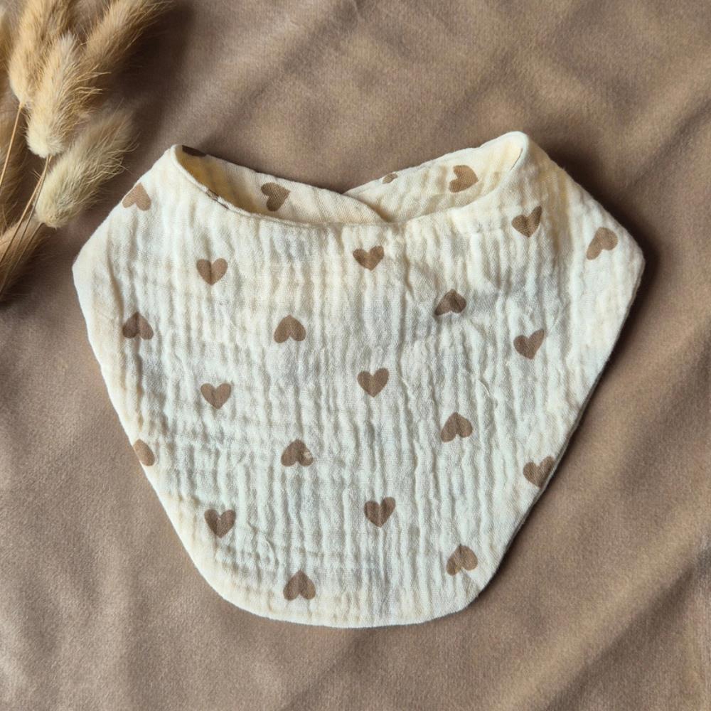 Heart Print Bandana Bib Rammelaartje