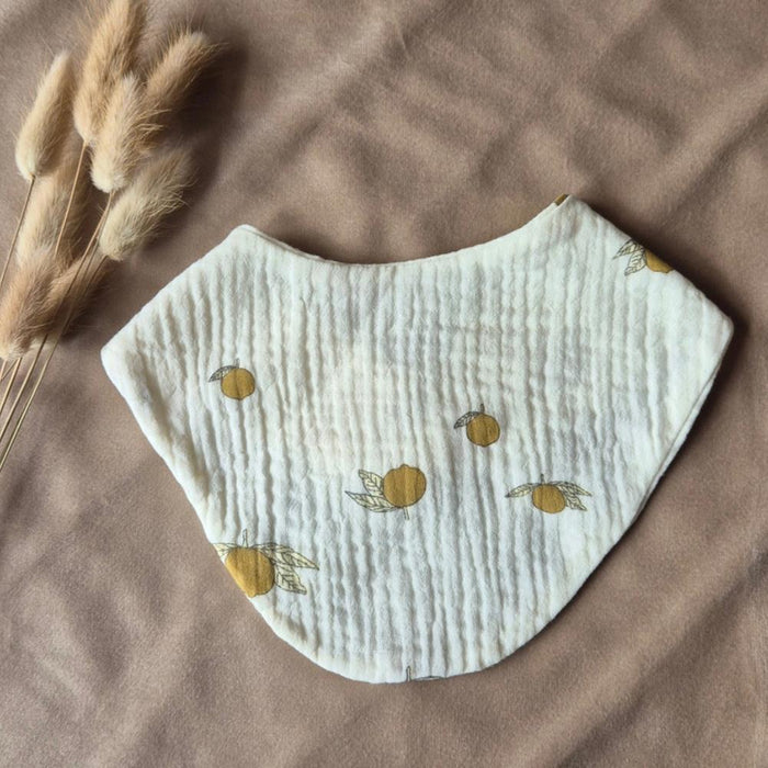 Rammelaartje Babero bandana con estampado de limones