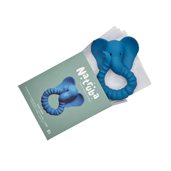 Mordedor Borracha Natural Elefante Natruba Blue