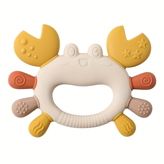 Mordedor Caranguejo em Silicone Rammelaartje Beige