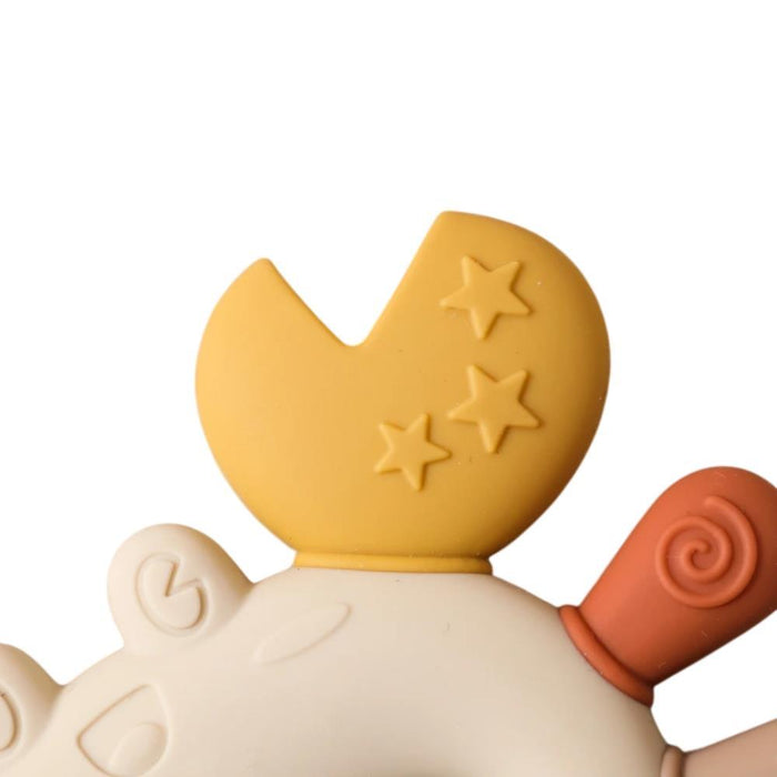 Mordedor Caranguejo em Silicone Rammelaartje Beige