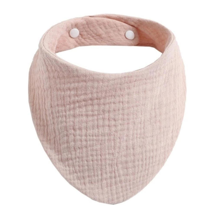 Babero tipo bandana color arena de Rammelaartje