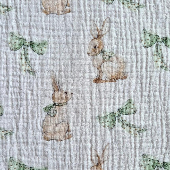 Musselina Rammelaartje Rabbit 30x30