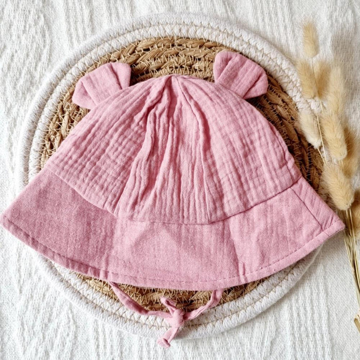 Sombrero de sol rosa antiguo de Rammelaartje