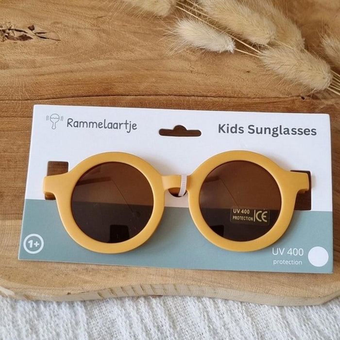 Rammelaartje Gafas de sol redondas Amarillo UV400