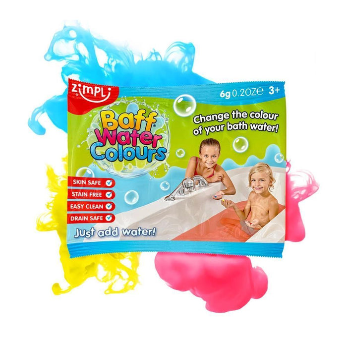 Saqueta para Criar Banho Colorido Zimpli Baff Water Colours