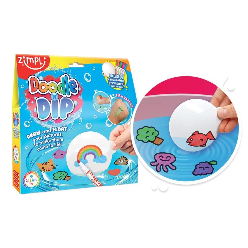 Conjunto para Fazer Desenhos na Água Doodle N´Dip Zimpli