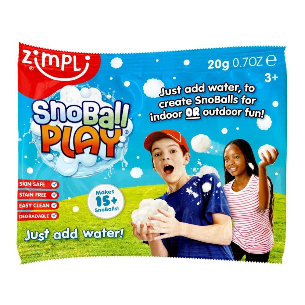 Bolsita para hacer nieve Zimpli Sensorial Snoball Play
