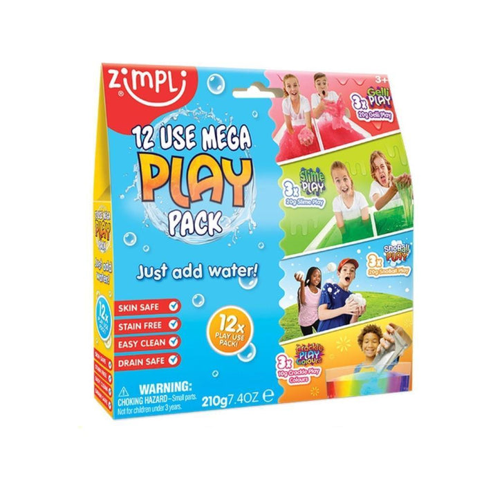 Mega Conjunto Sensorial Gelli + Slime + Snoball + Crackle