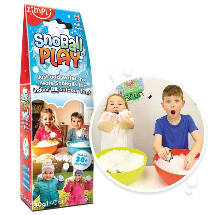 Kit Cria Neve Sensorial Zimpli Snoball Play