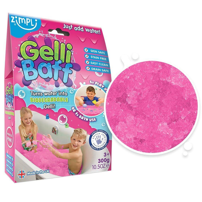 Zimpli Gel Corante Banho com Glitter Gelli Baff Pink