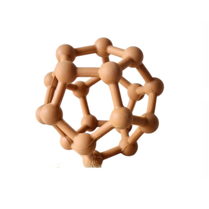 Bola Mordedor em Silicone Rammelaartje Rust