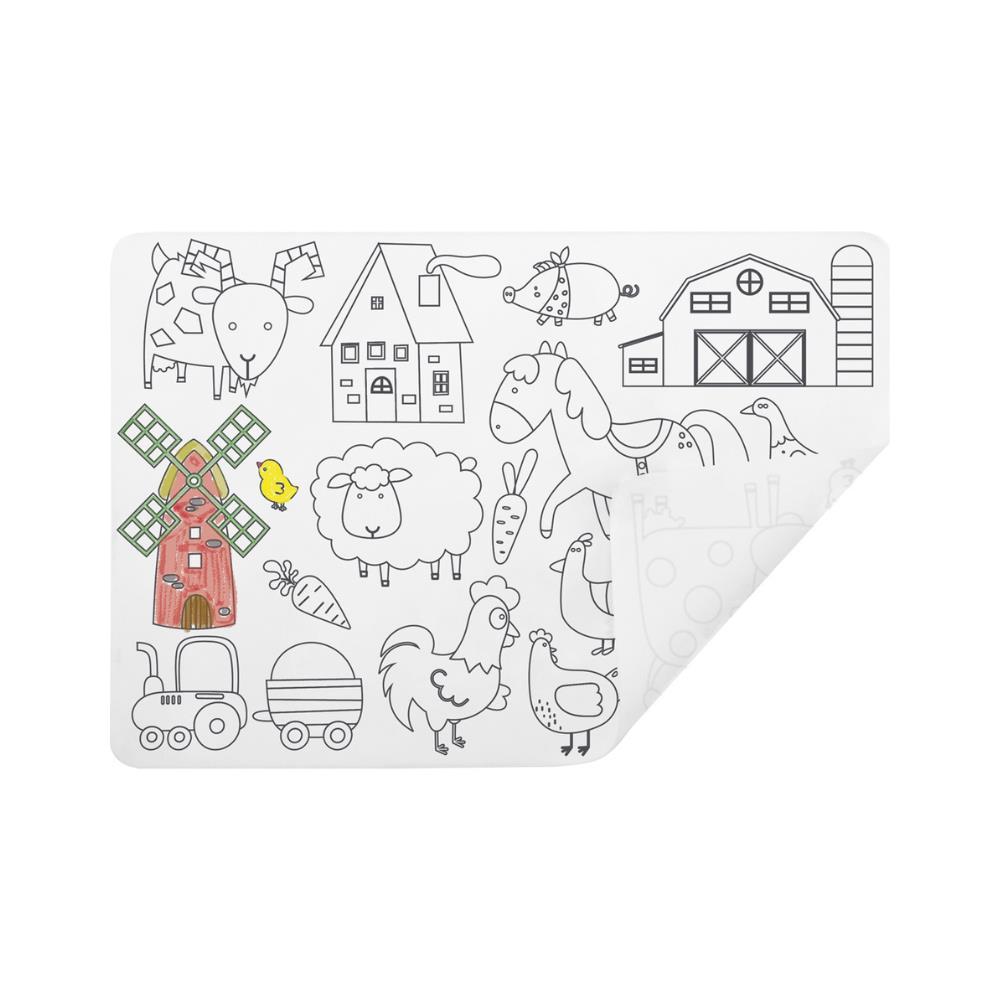 Individual em Silicone para Colorir Ulysse Quinta com Canetas