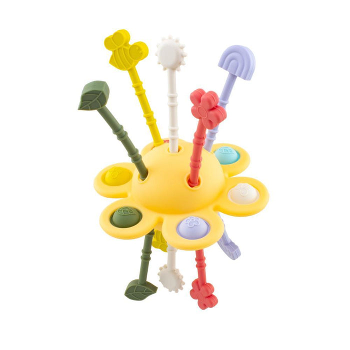 Mordedor Sensorial de Puxar Ulysse Yellow Moon