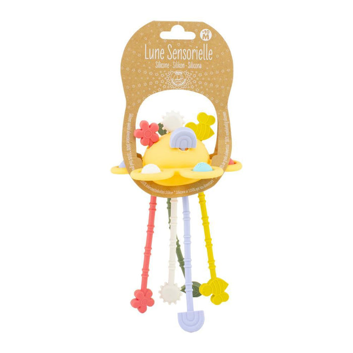 Mordedor Sensorial de Puxar Ulysse Yellow Moon