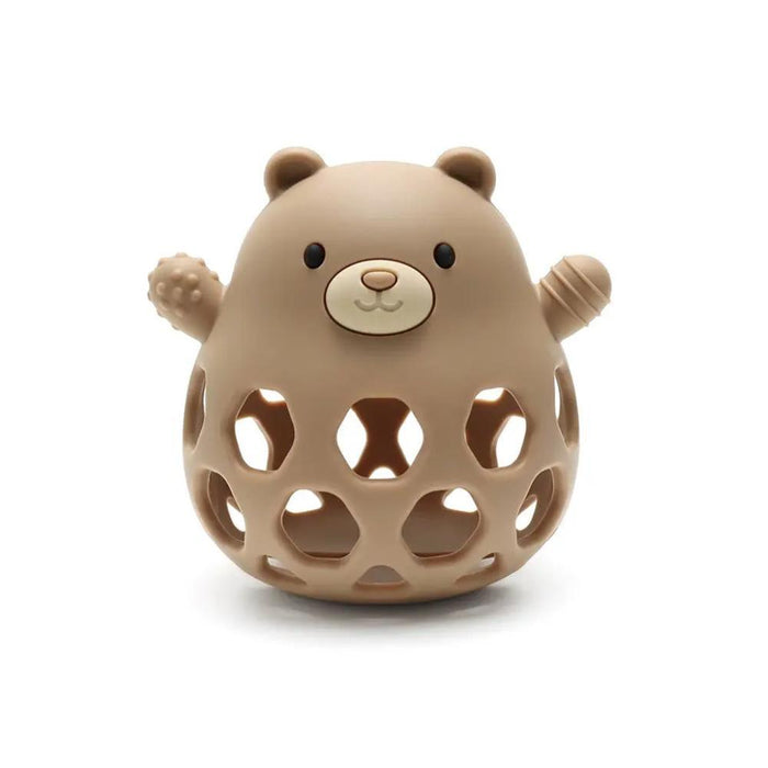 Bola Mordedor Urso em Silicone Rammelaartje Sand