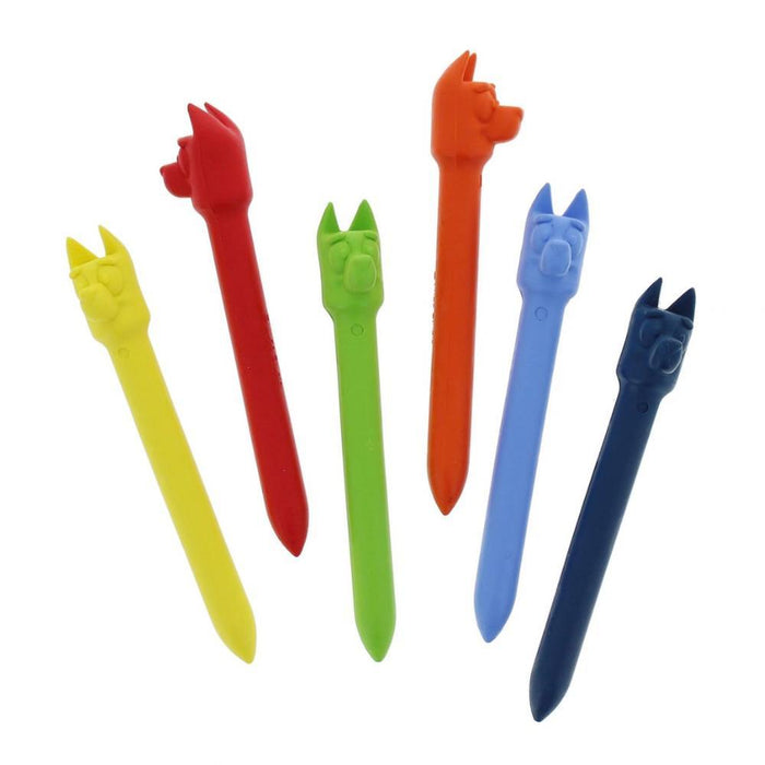 6 Lápis de Cera 3D Bluey