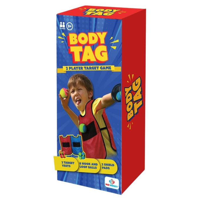 Jogo Body Tag com Coletes em Velcro e 8 Bolas Mad Monkey