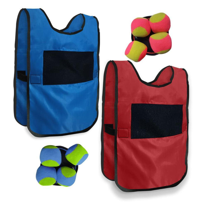 Jogo Body Tag com Coletes em Velcro e 8 Bolas Mad Monkey
