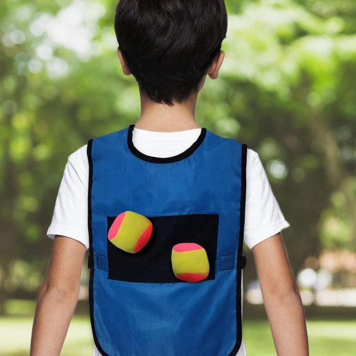 Jogo Body Tag com Coletes em Velcro e 8 Bolas Mad Monkey