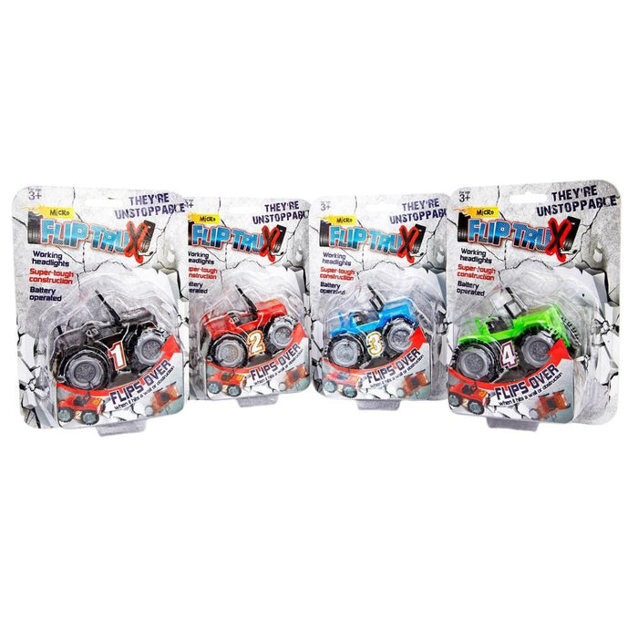 Carro Thumbs Up Micro Stunt Flip Trux com Luz