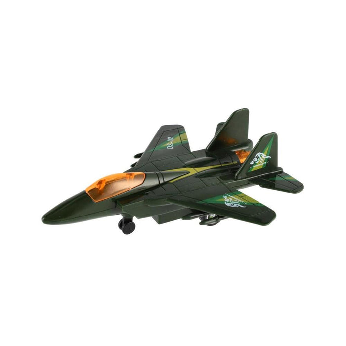 Avião de Combate Pull Back 16cm